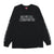 Hide and Seek x Toru Nishiura Original H&S L/S T-Shirt Black