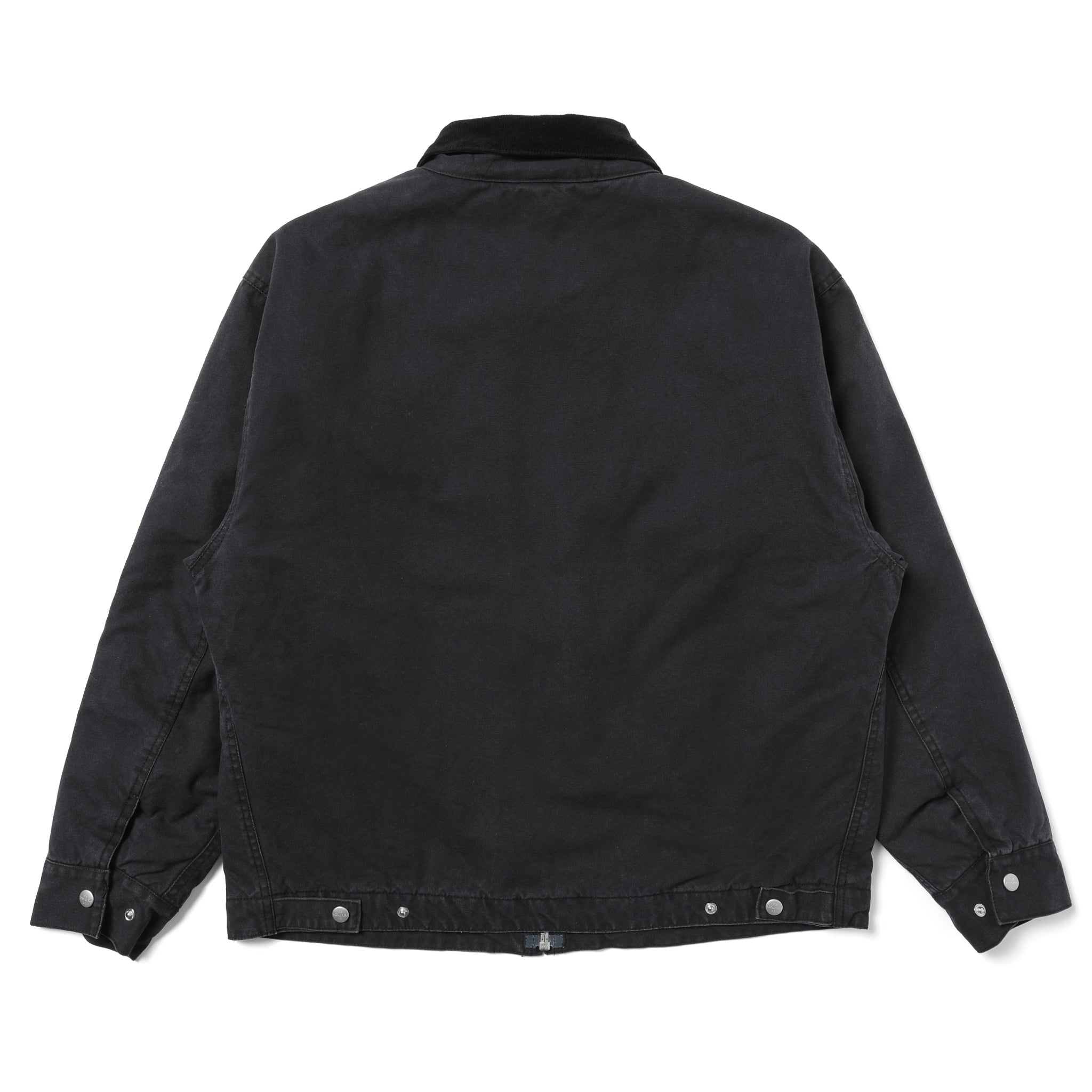 HJ-100325] Hide and Seek Oxford Work Zip Jacket (Black) – The