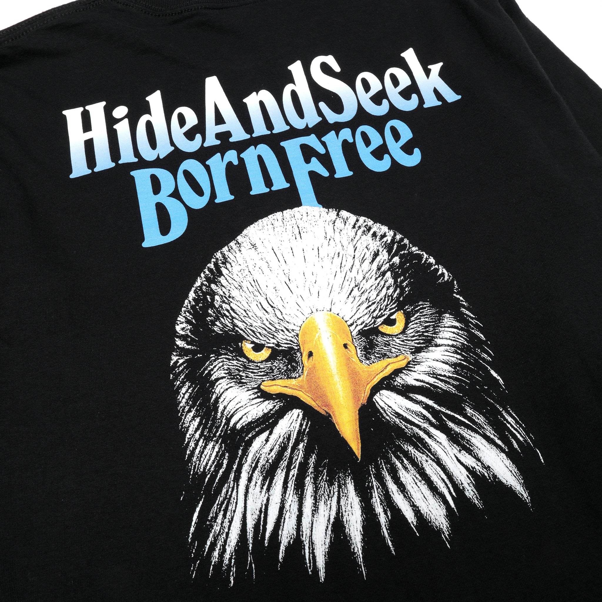 トップス HIDEANDSEEK Eagle L/S Tee(Front) HIDE AND SEEK]Eagle L/S Tee(Front)/ BLACK – R&Co.