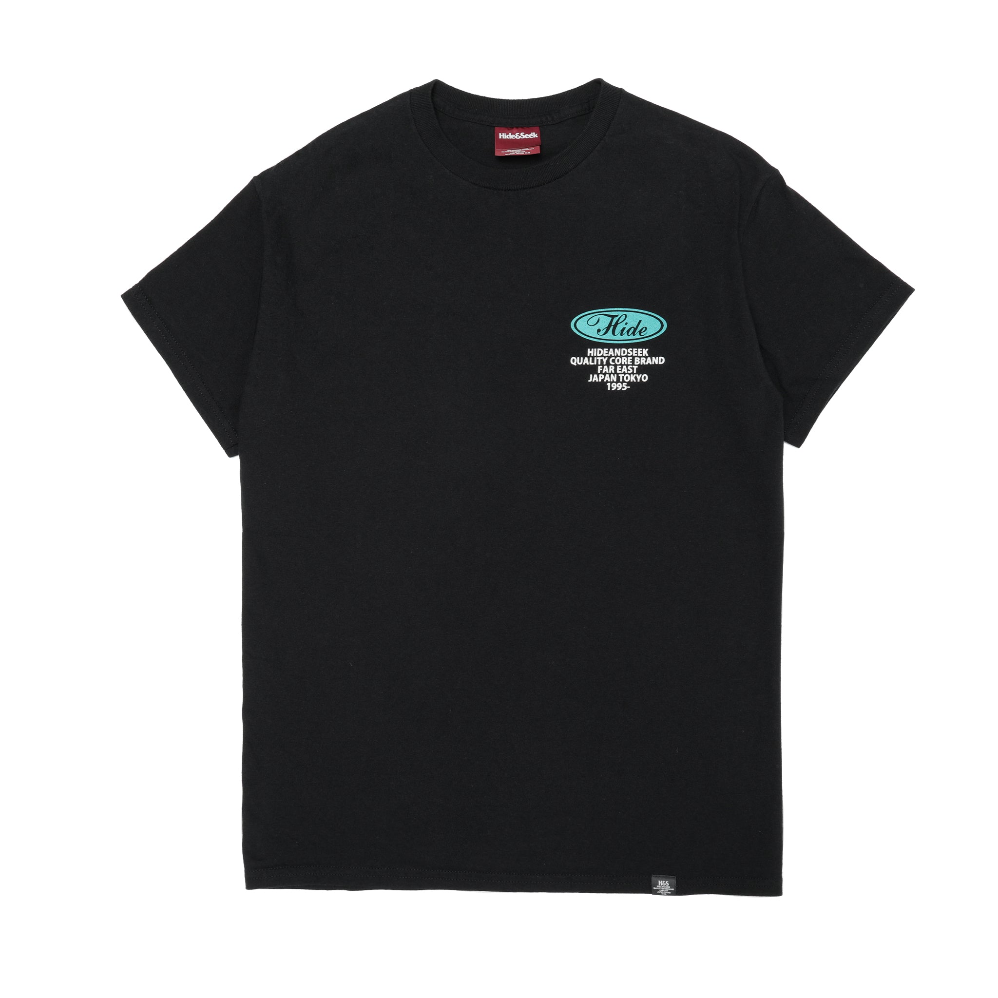 HIDE AND SEEK crew neck sweat Black 黒 L HIDE AND SEEK crew neck sweat Black 黒 L
