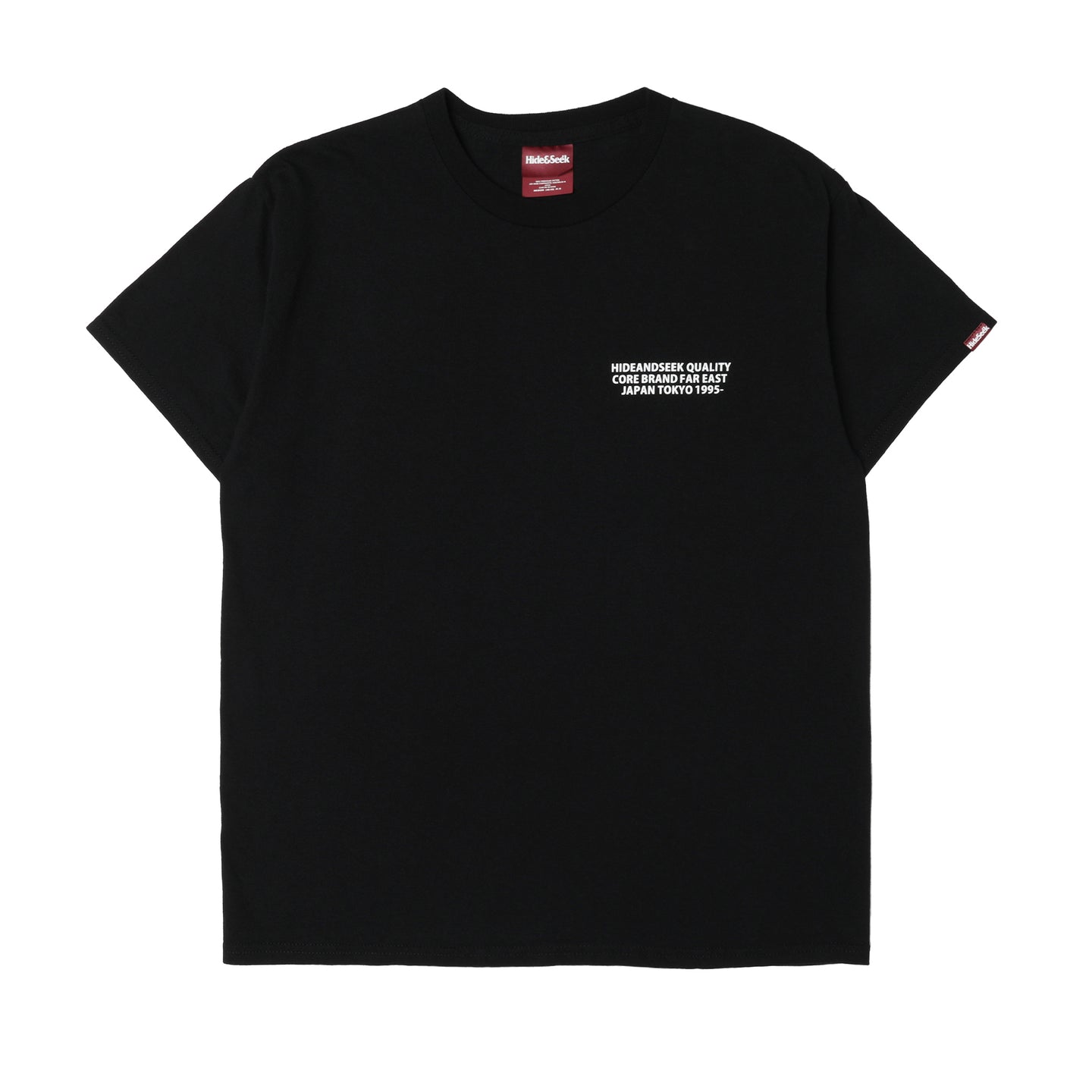 Hide and Seek Q.C.Logo T-Shirt Black