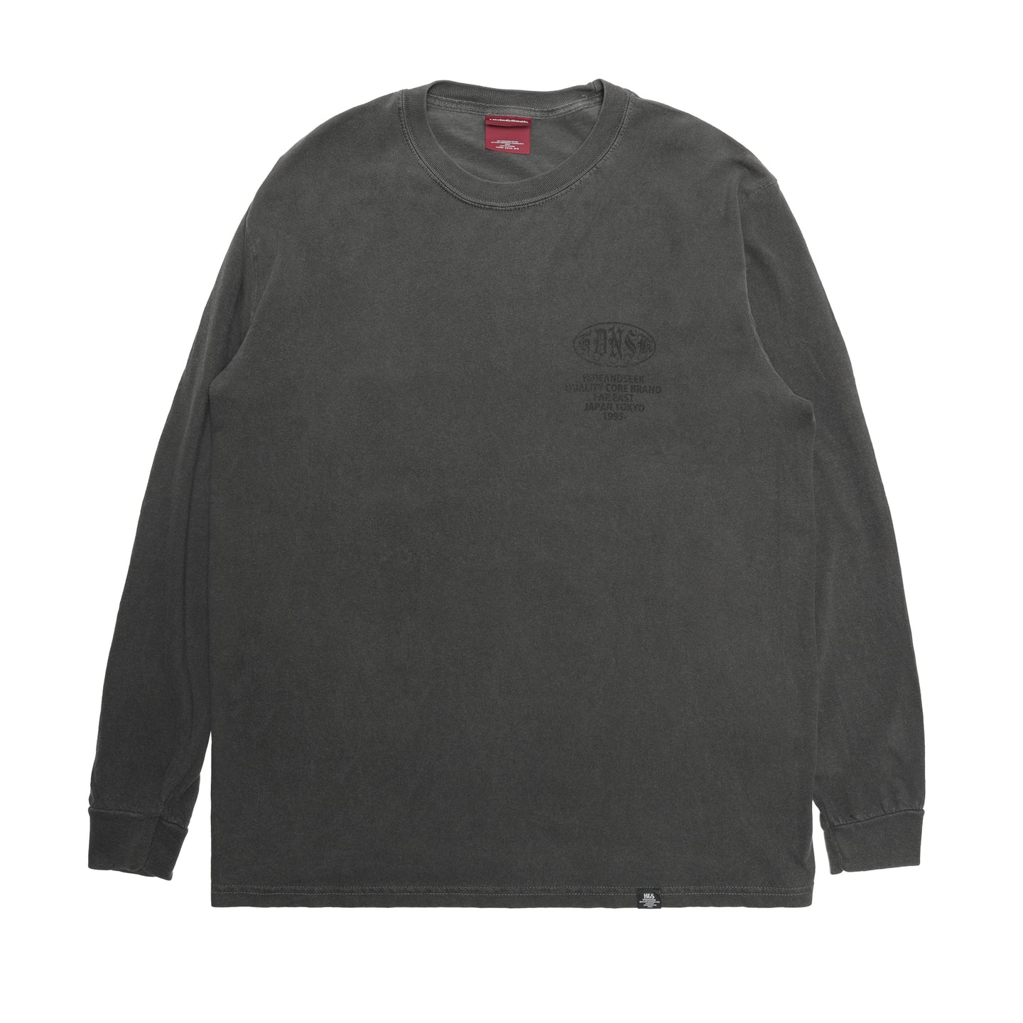 Hide and Seek HDNSK L/S T-Shirt Dark Grey
