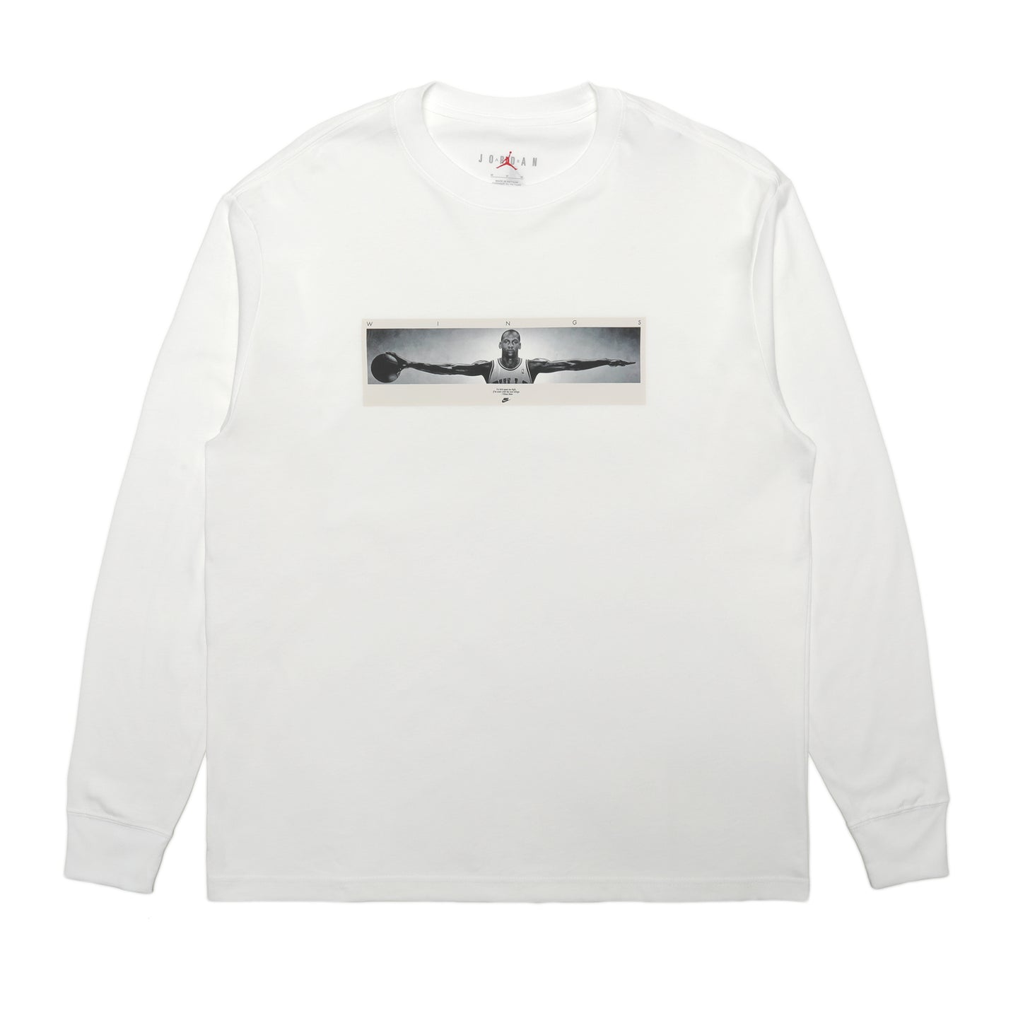 Jordan Photo Long Sleeve T-Shirt White