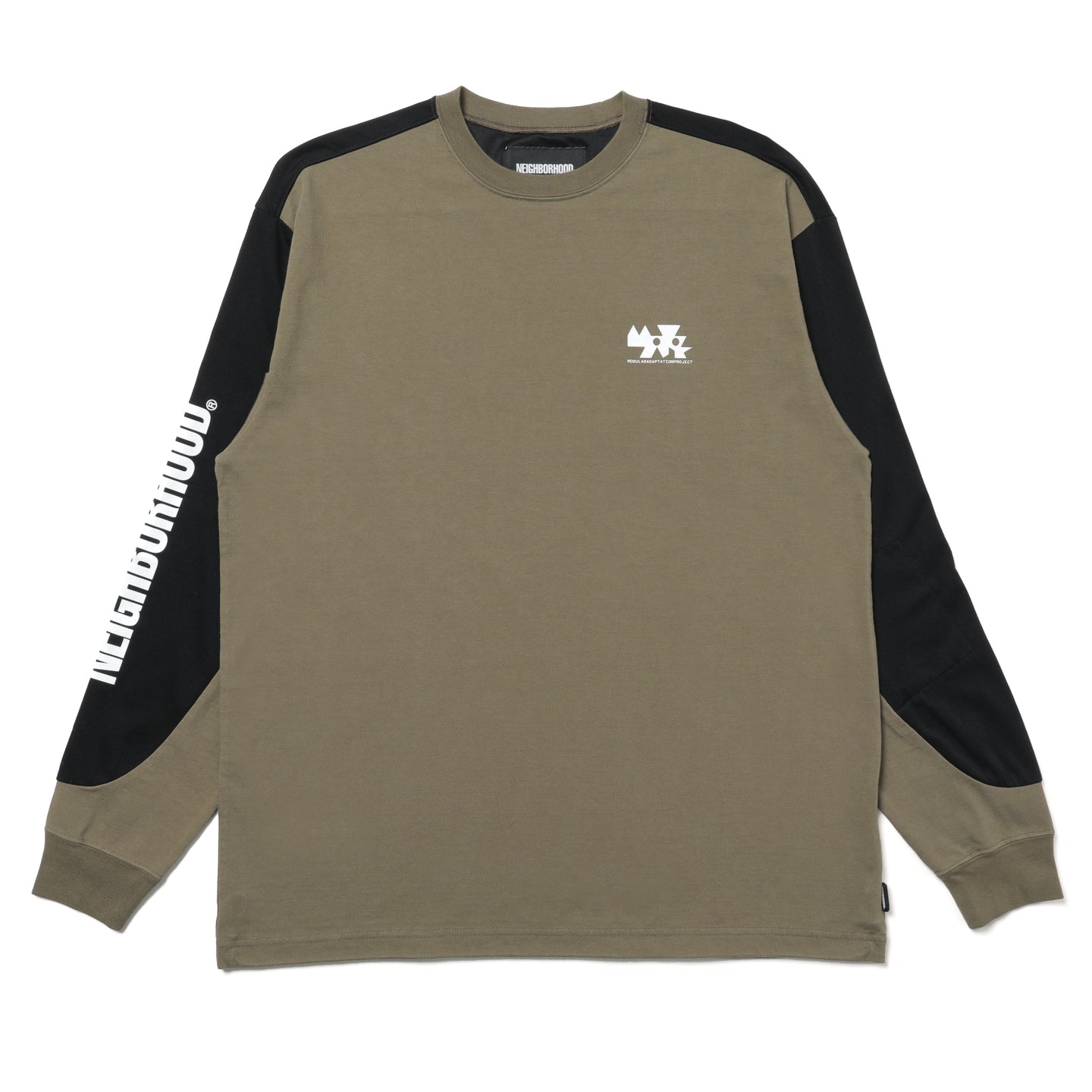261FPNH-CSM15] Neighborhood Map Crewneck LS-1 (Olive Drab) – The