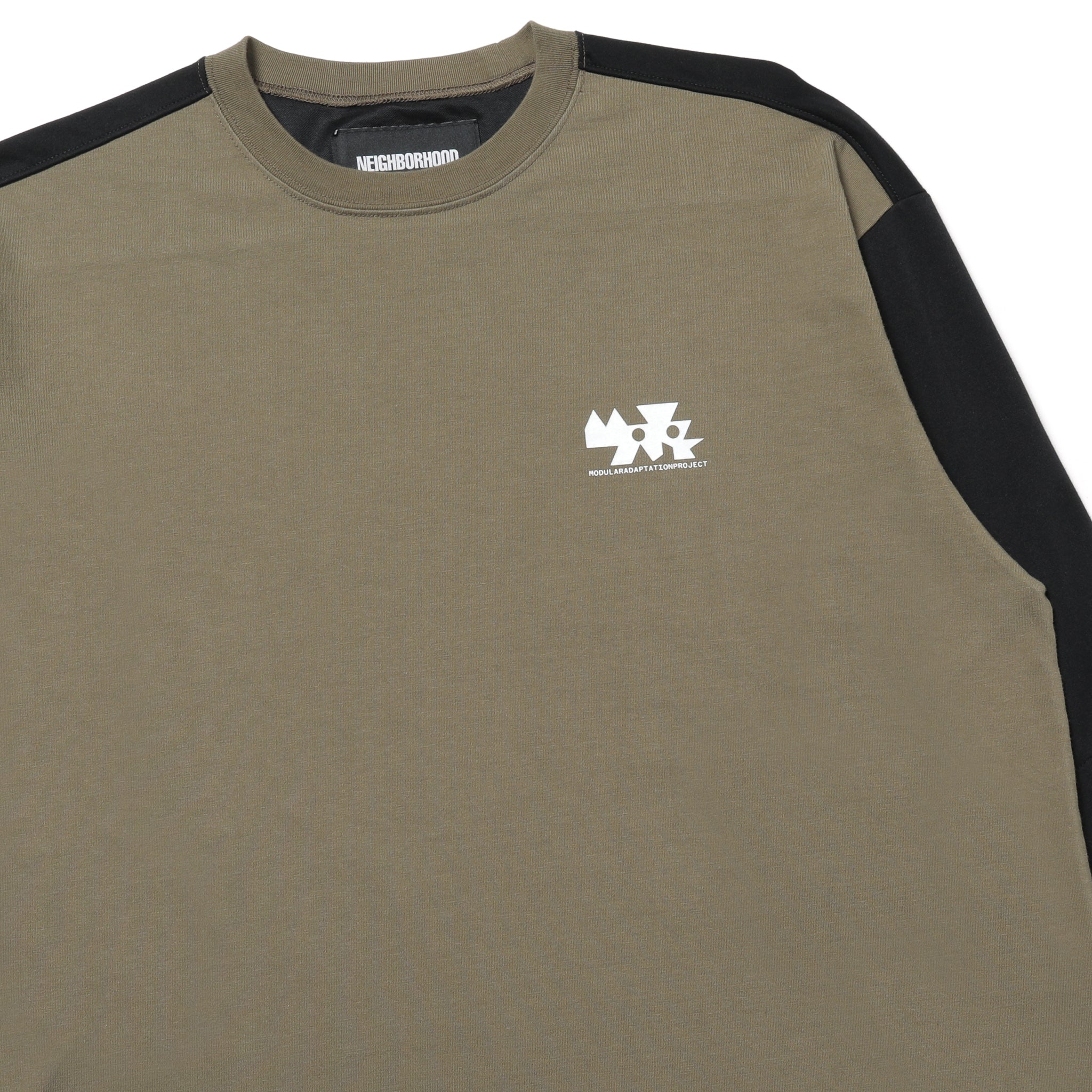 261FPNH-CSM15] Neighborhood Map Crewneck LS-1 (Olive Drab) – The