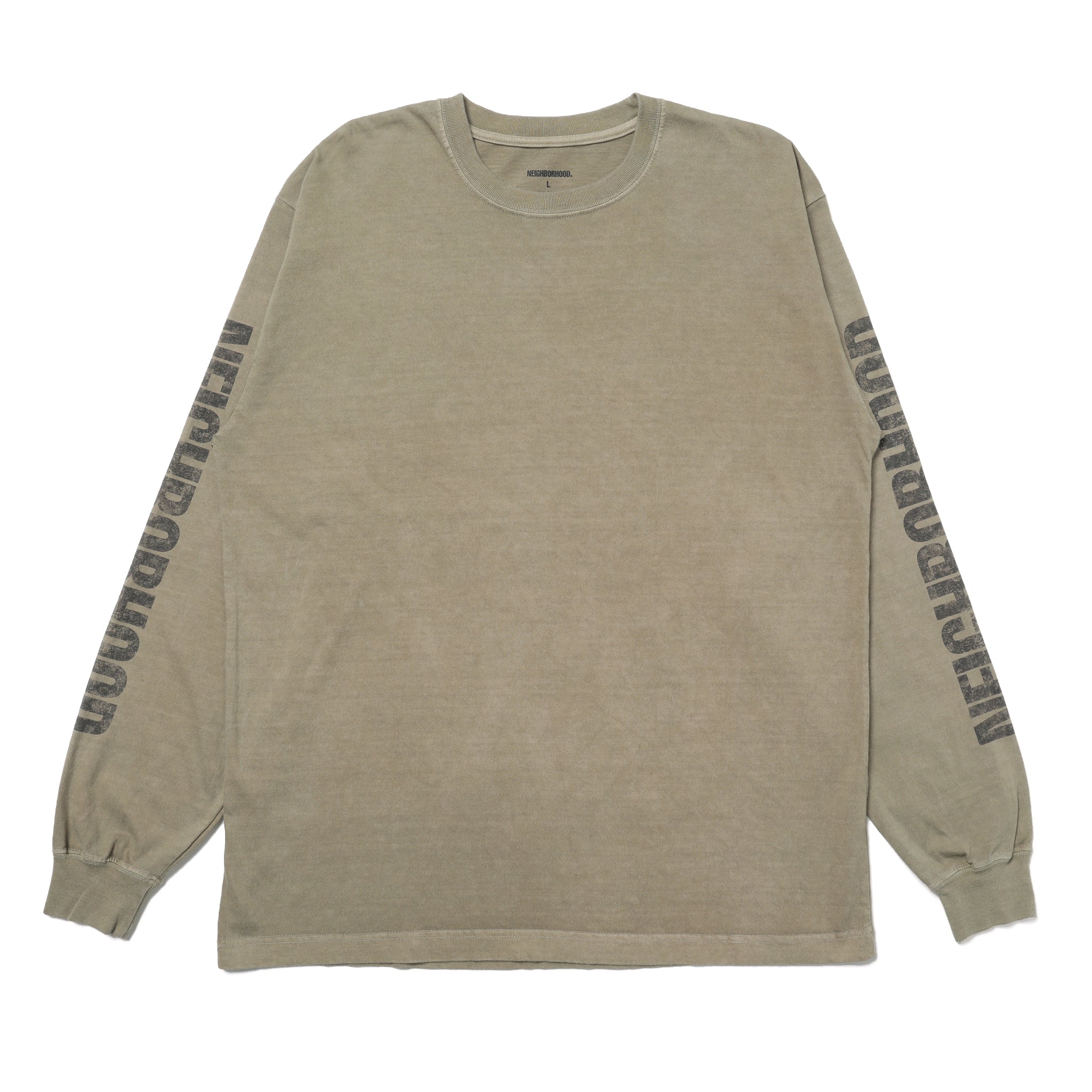 261PCNH-LT03] Neighborhood NH Tee LS-3 T-Shirt (Olive Drab) – The