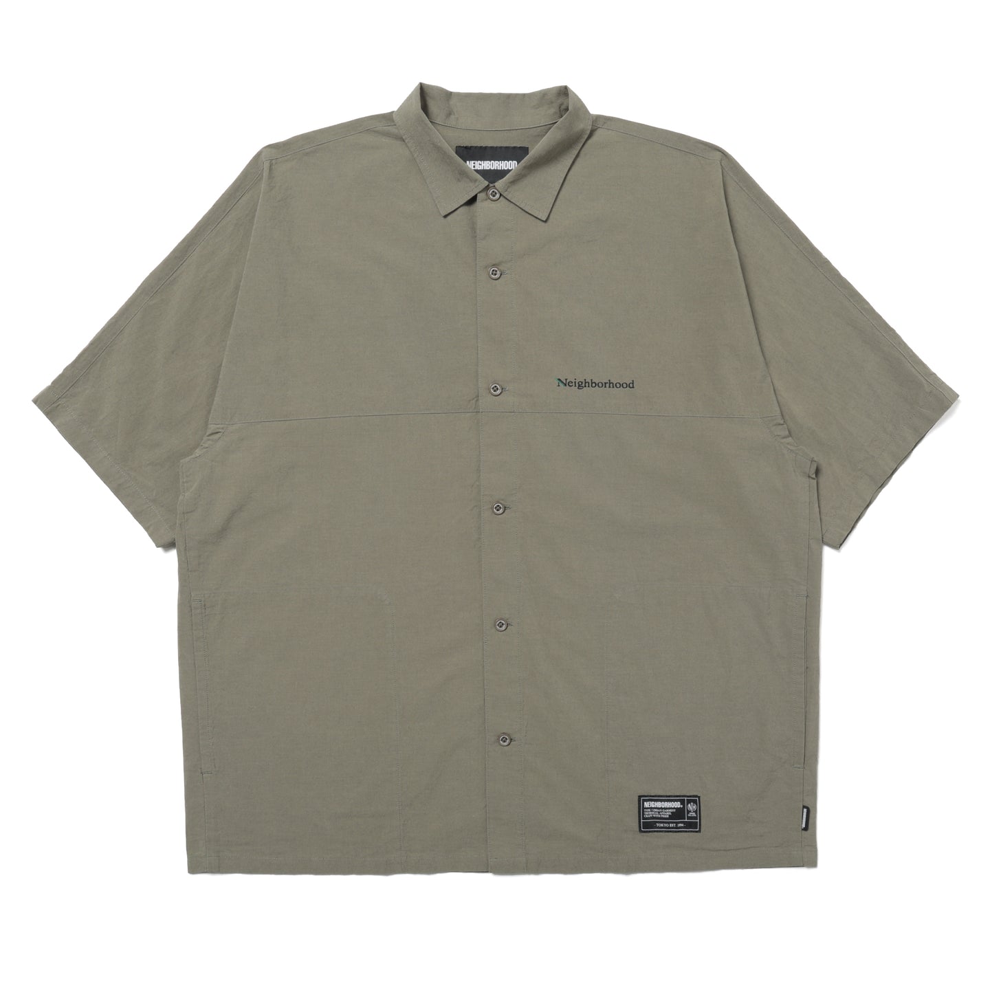 261AQNH-SHM01 ] Neighborhood Dolman Sleeve Shirt SS (Olive Drab