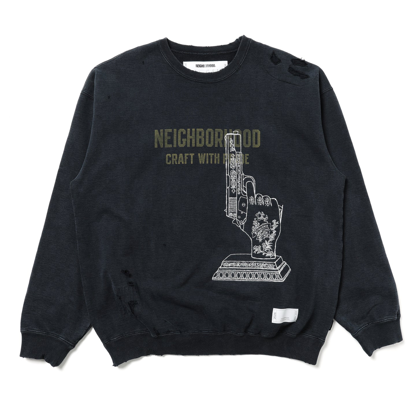 261FPNH-CSM08] Neighborhood Savage Sweatshirt LS (Black) – The
