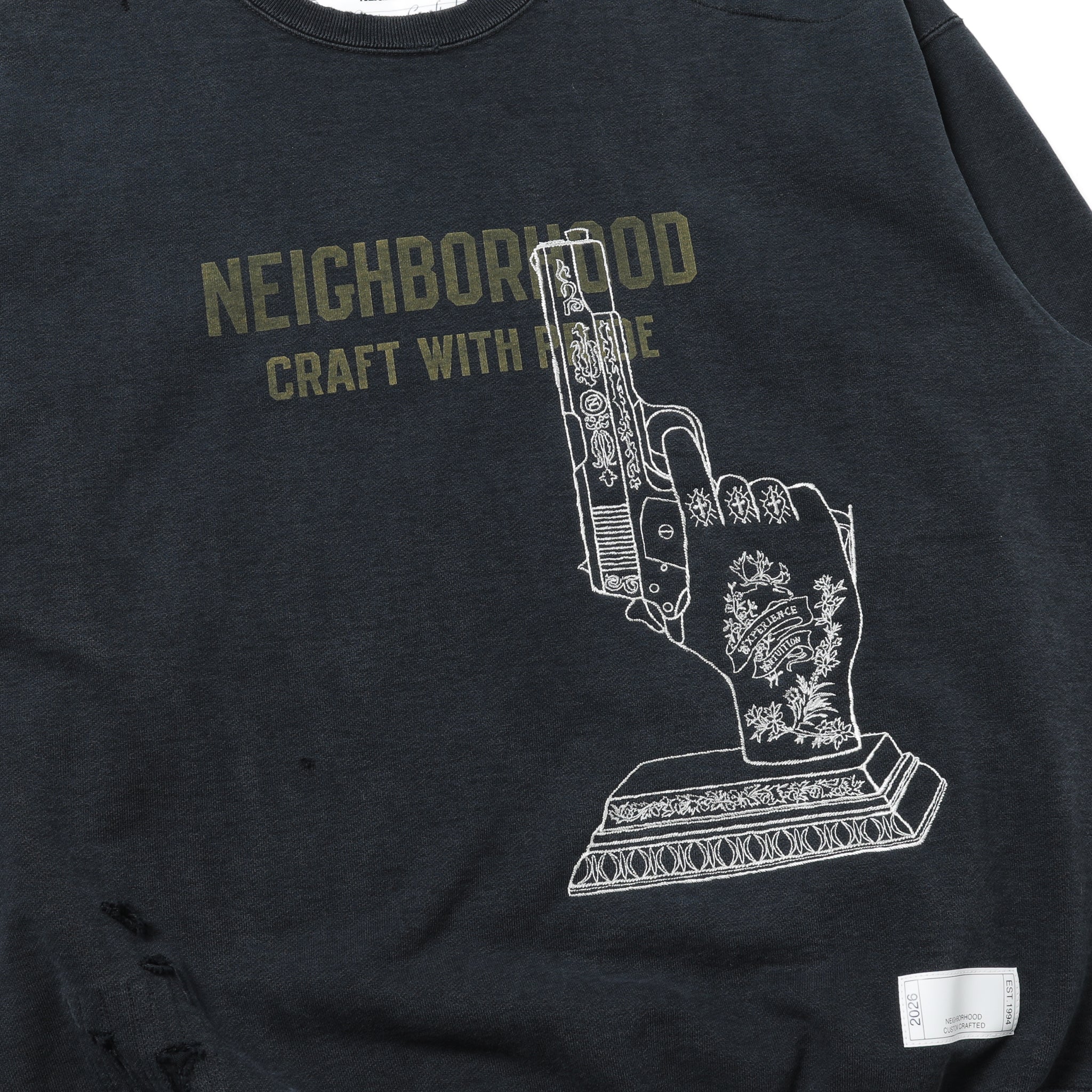 261FPNH-CSM08] Neighborhood Savage Sweatshirt LS (Black) – The