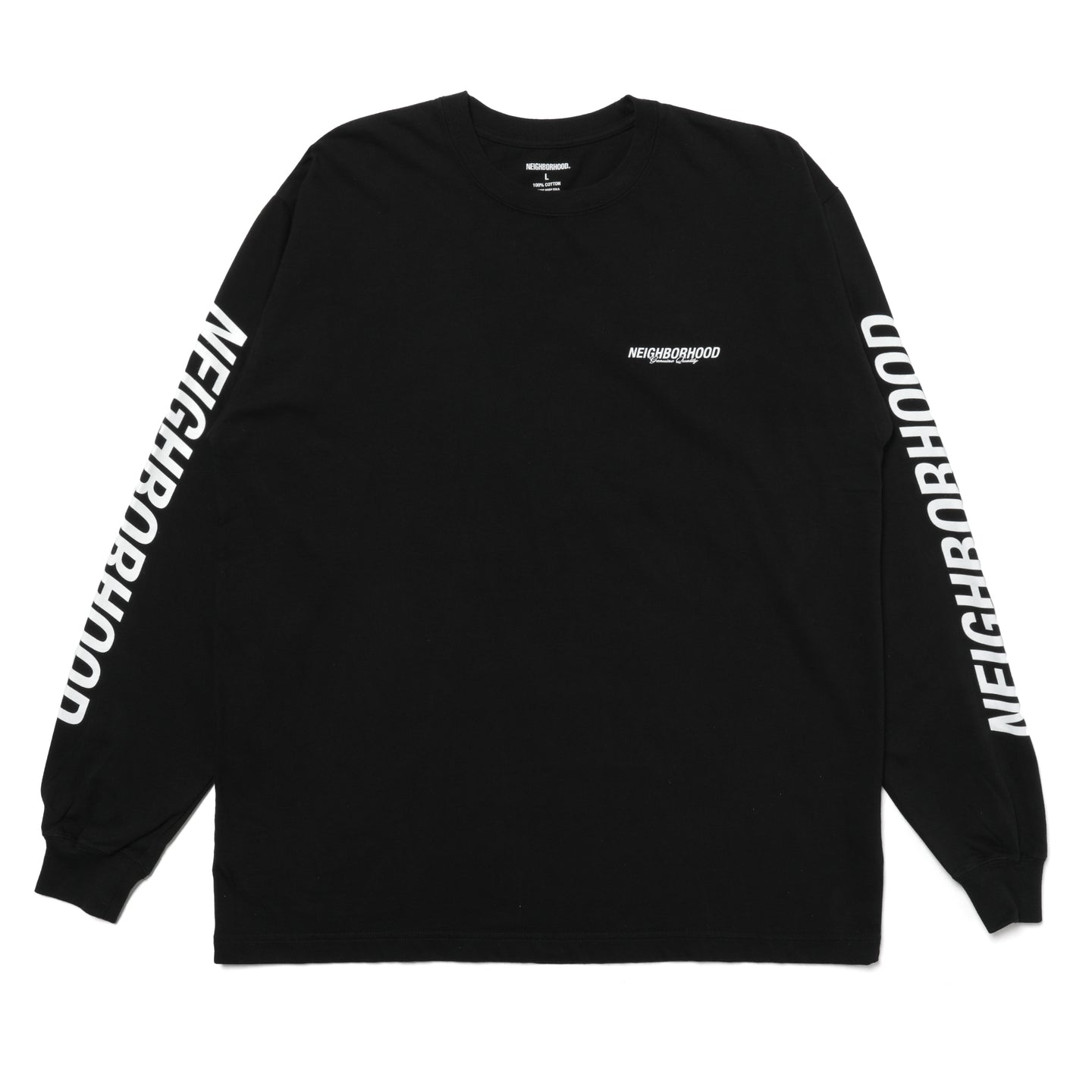 261PCNH-LT01] Neighborhood NH Tee LS-1 (Black)