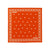 Neighborhood Geometric Pattern Bandana Orange