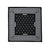 Neighborhood Cross Pattern Bandana Black