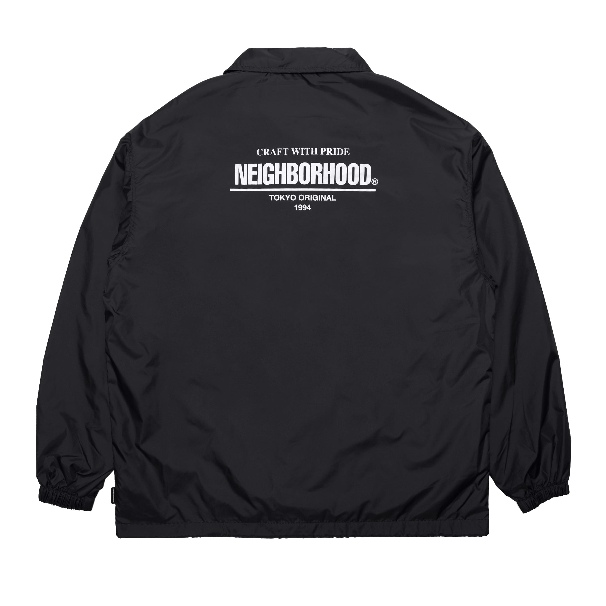 252TSNH-JKM01] Neighborhood Windbreaker Jacket-1 (Black) – The