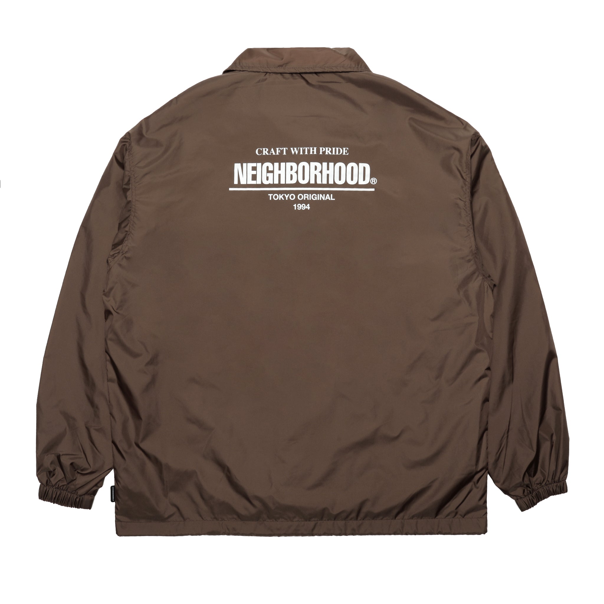 252TSNH-JKM01] Neighborhood Windbreaker Jacket-1 (Brown) – The