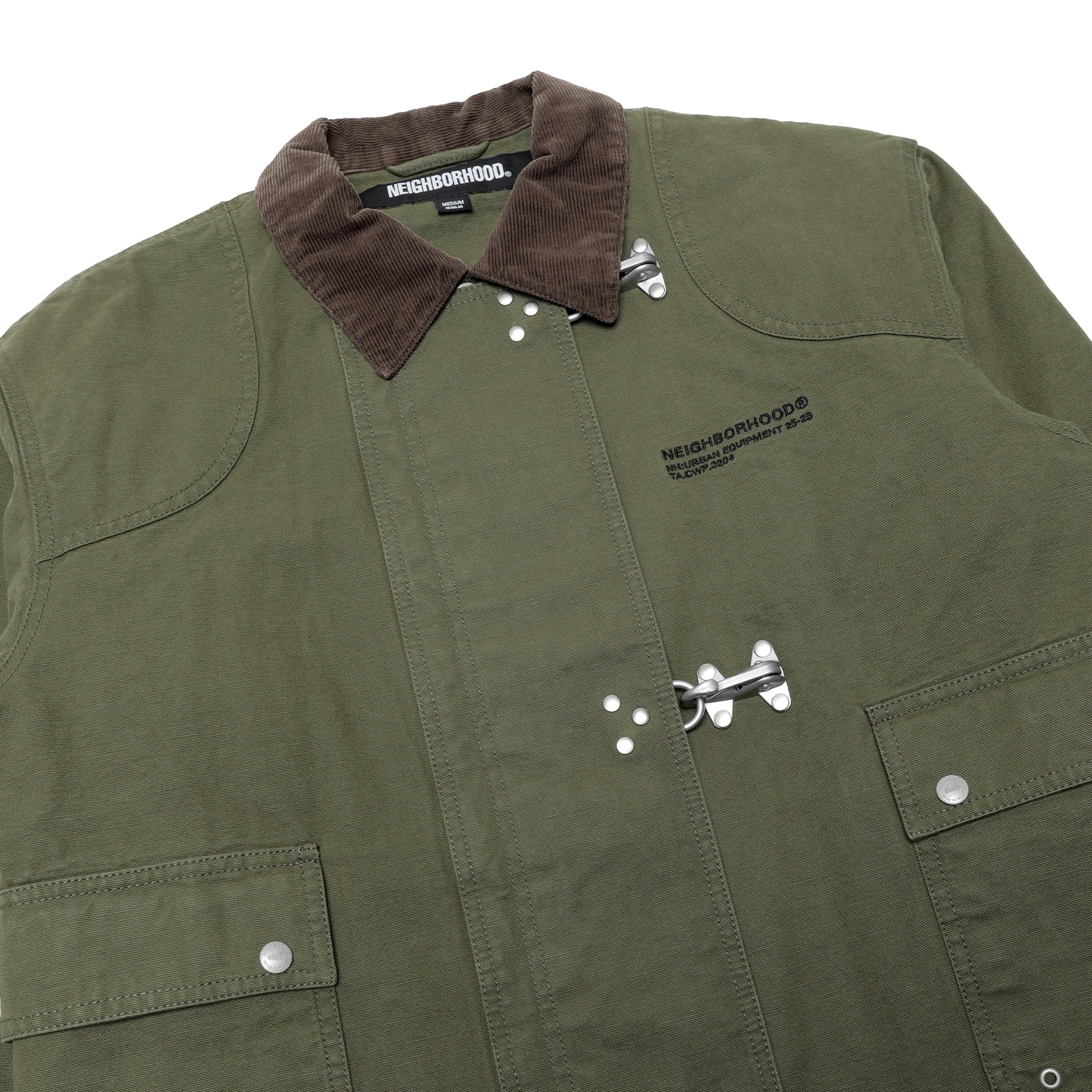 252AQNH-JKM02] Neighborhood Fireman Jacket (Olive Drab) – The