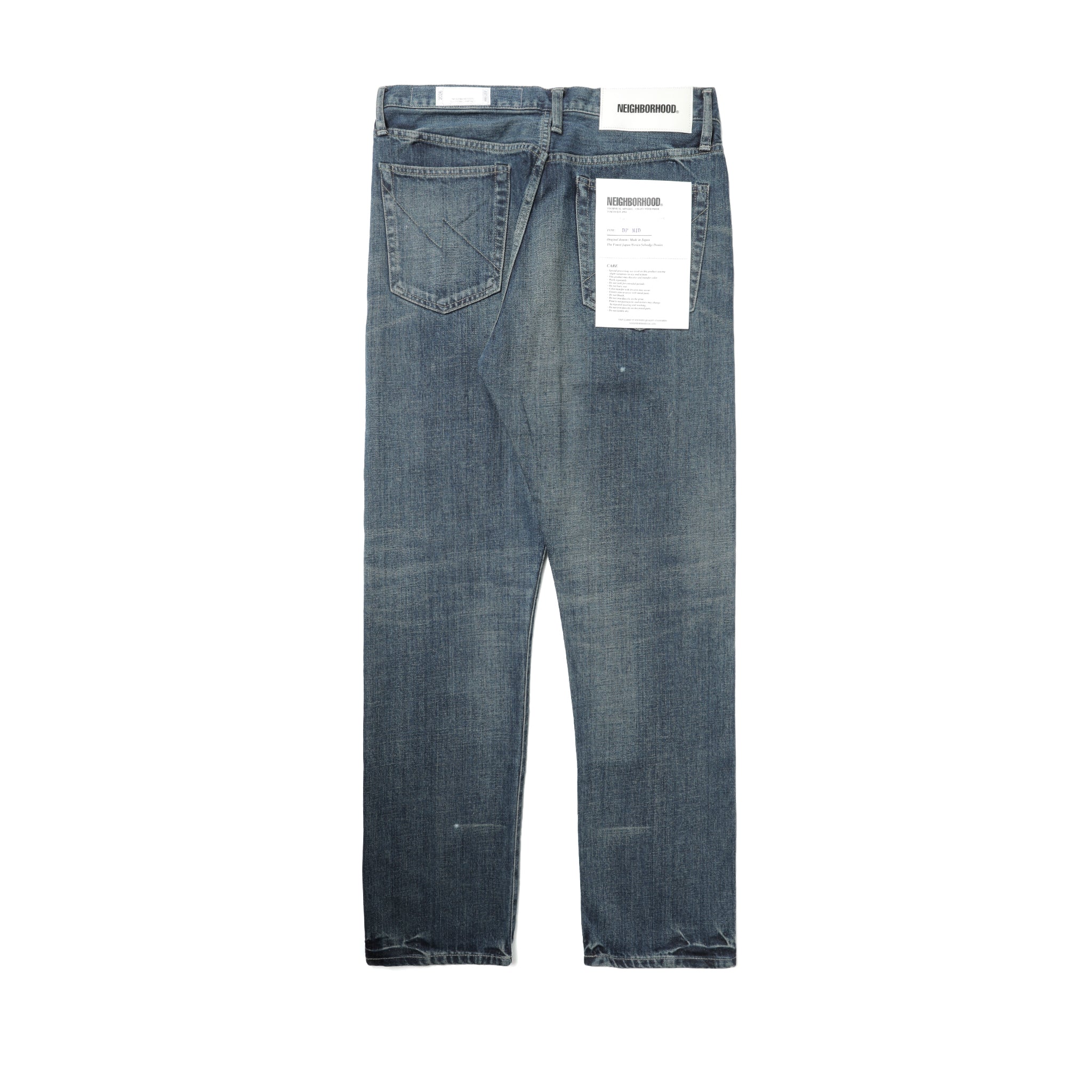NEIGHBORHOOD 26ss WASHED DENIM DP MID 新品 261XBNH-PTM06] Neighborhood Washed Denim DP Mid Pant (Indigo