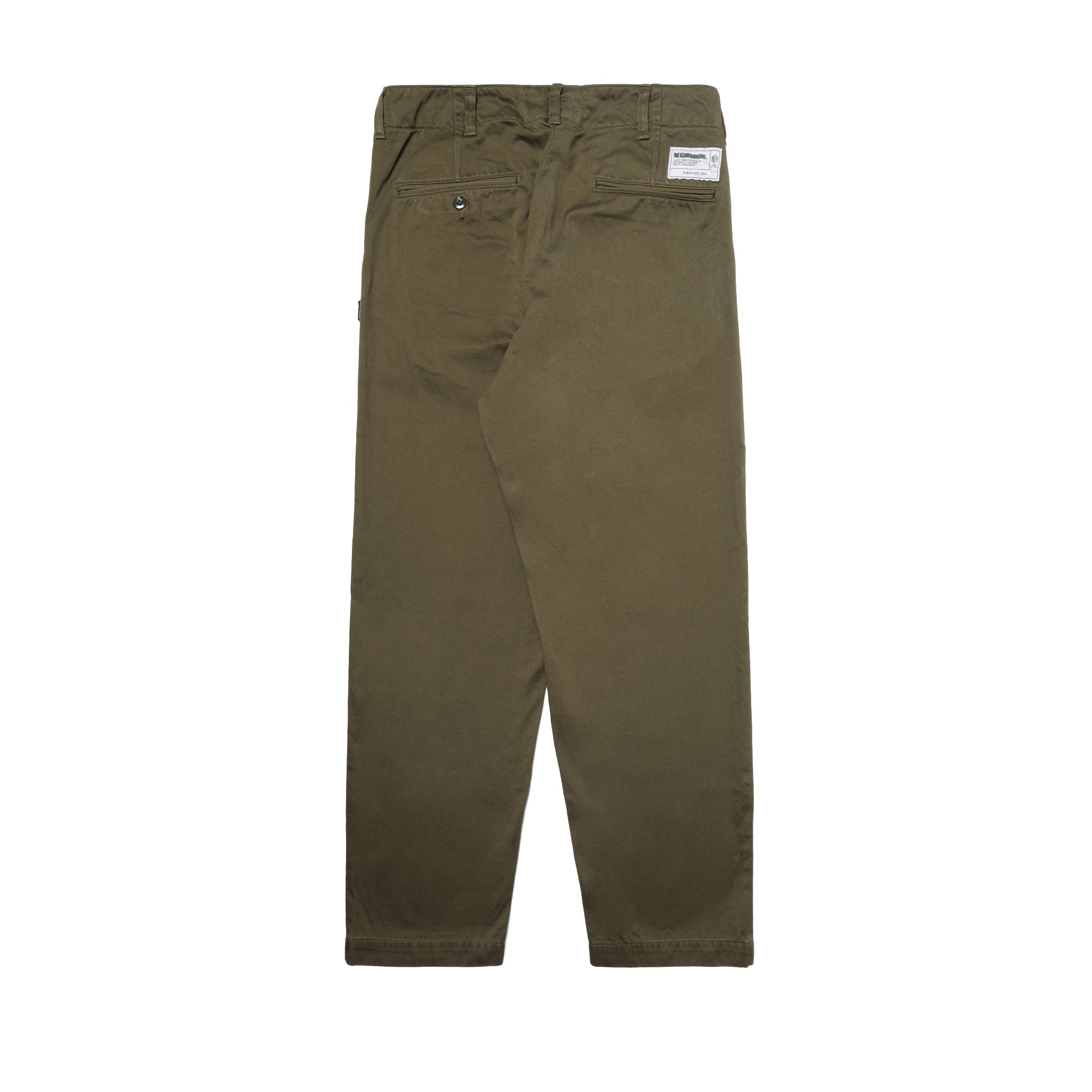 261AQNH-PTM01] Neighborhood Classic Chino Pant (Olive Drab) – The