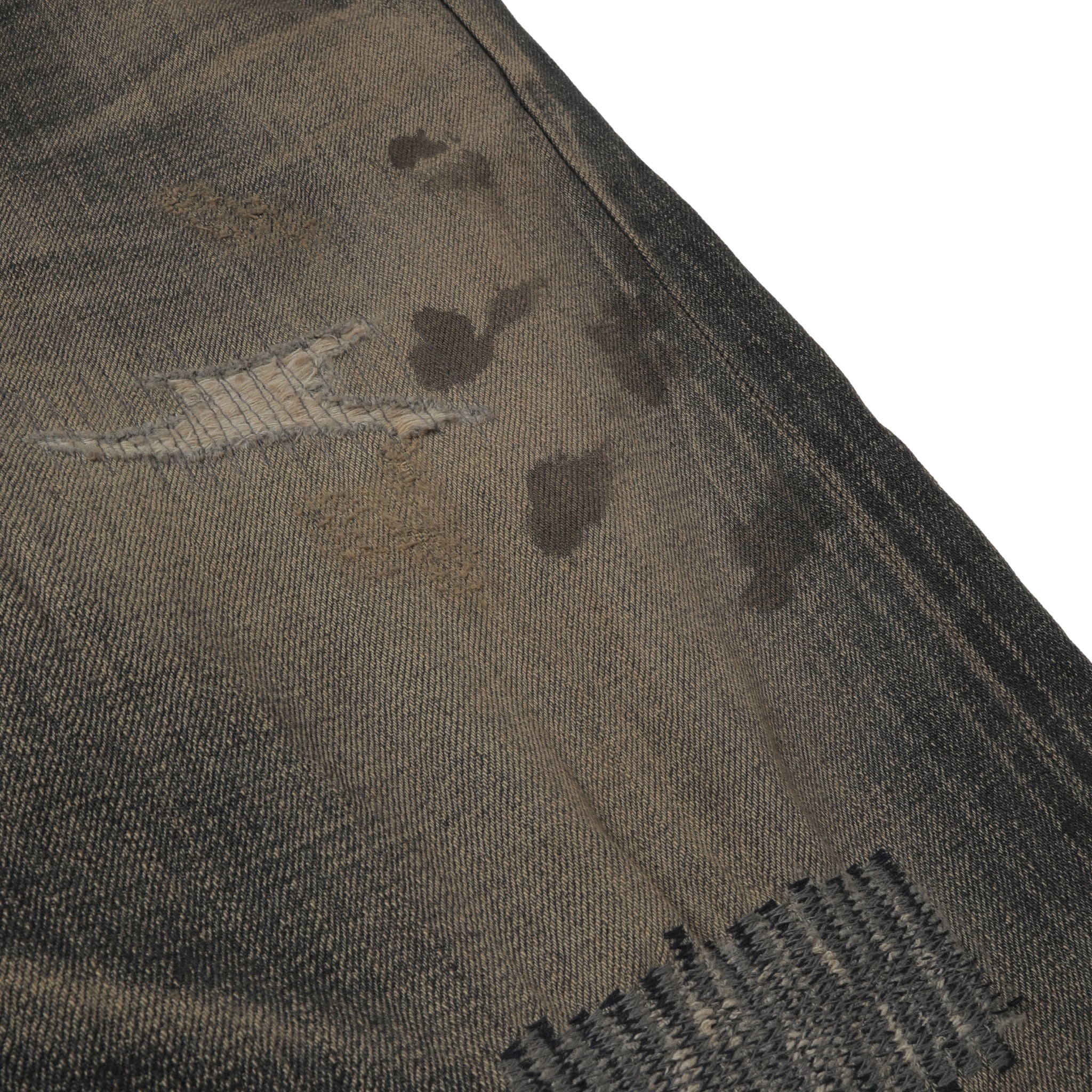 251XBNH-PTM09] Neighborhood Savage Denim DP Mid Pants (Black