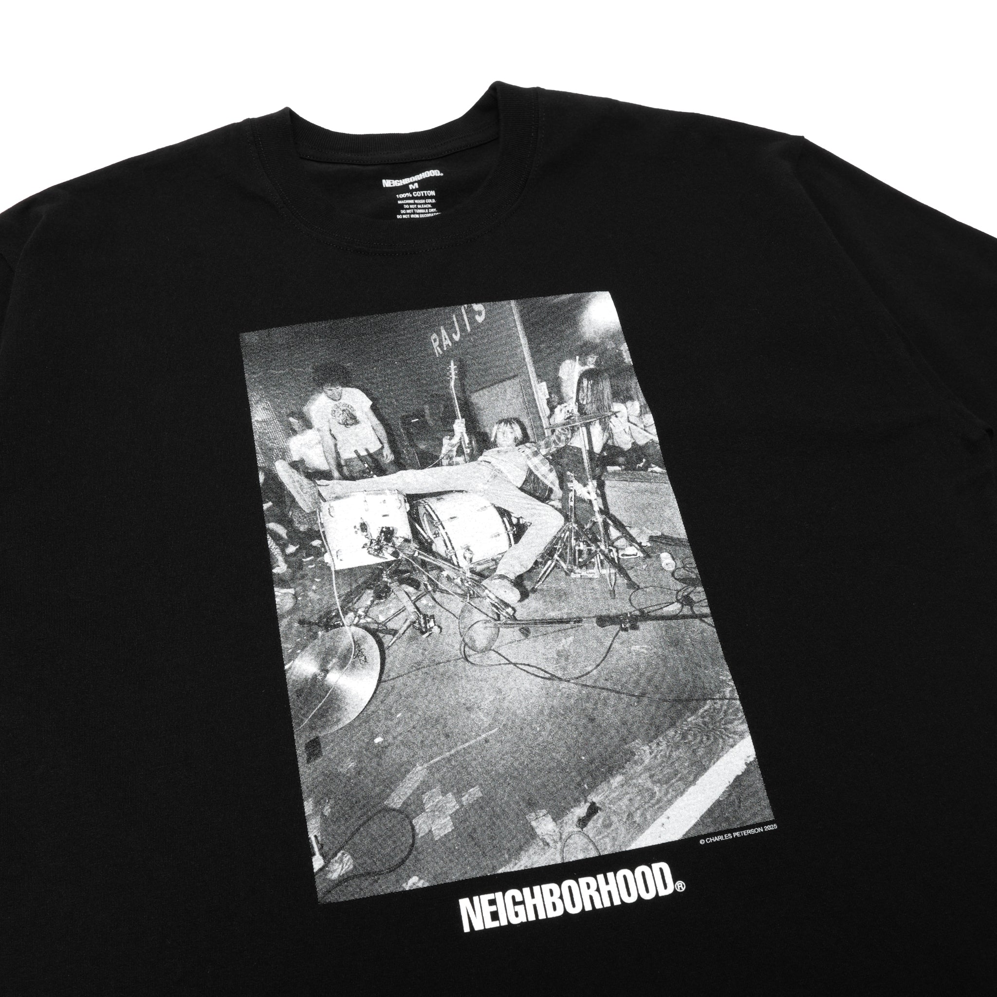 252PCNH-ST12S] Neighborhood x Charles Peterson Tee SS-3 (Black