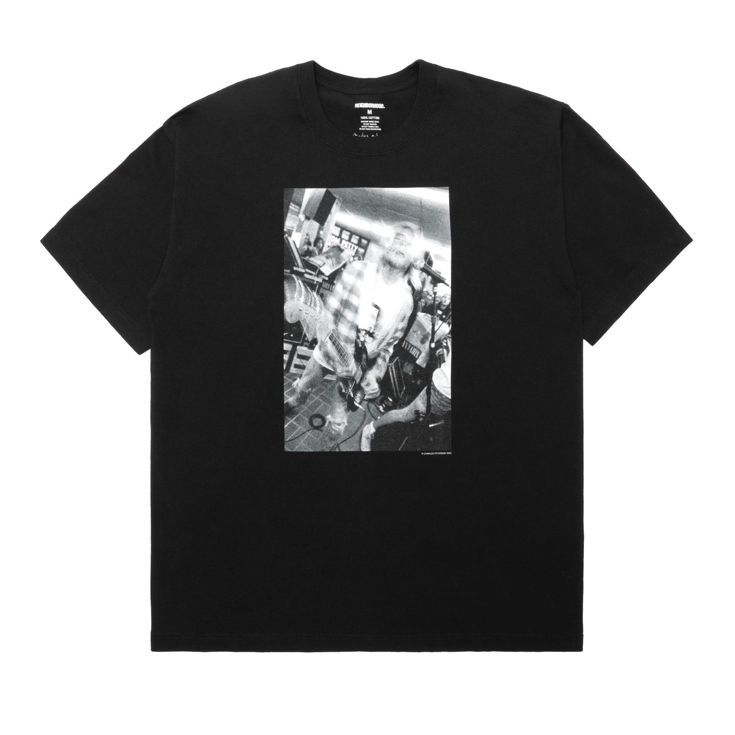 トップス neighborhood CHARLES PETERSON TEE L 252PCNH-ST14S] Neighborhood x Charles Peterson Tee SS-5 (Black