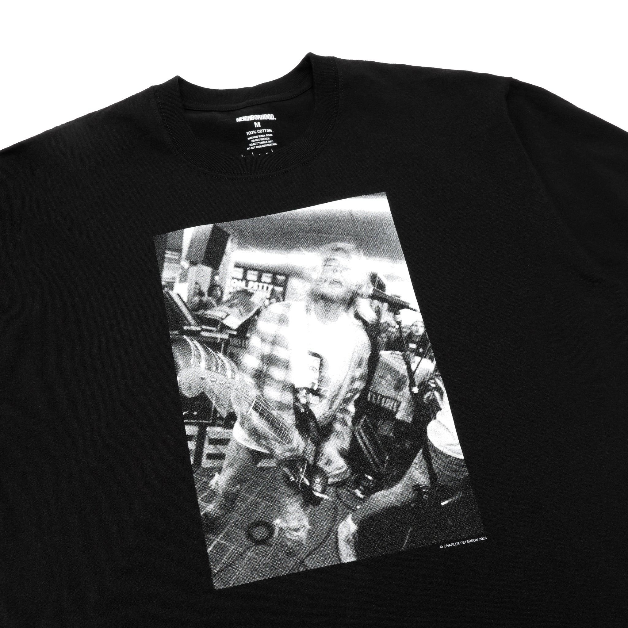 252PCNH-ST14S] Neighborhood x Charles Peterson Tee SS-5 (Black
