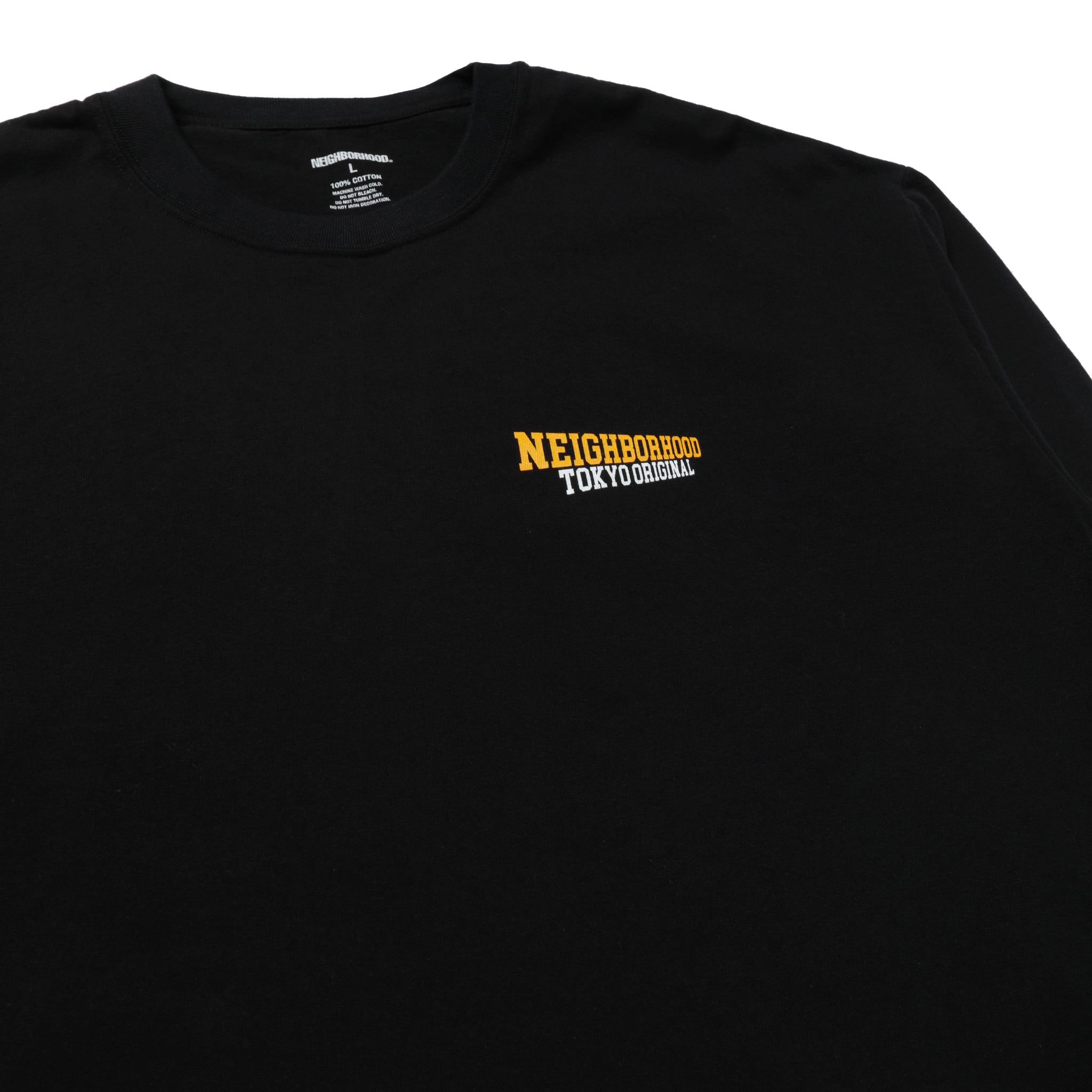252PCNH-LT04S] Neighborhood NH 252 Spot Tee LS-2 (Black) – The
