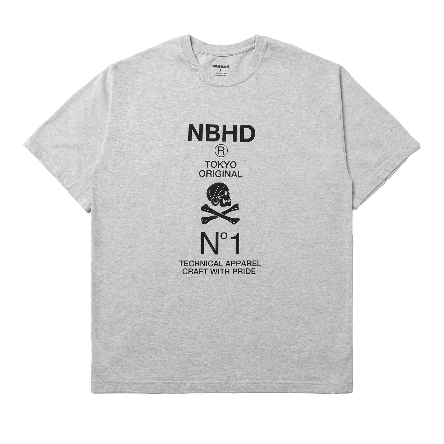 261PCNH-ST08] Neighborhood NH Tee SS-8 (Grey) – The Darkside