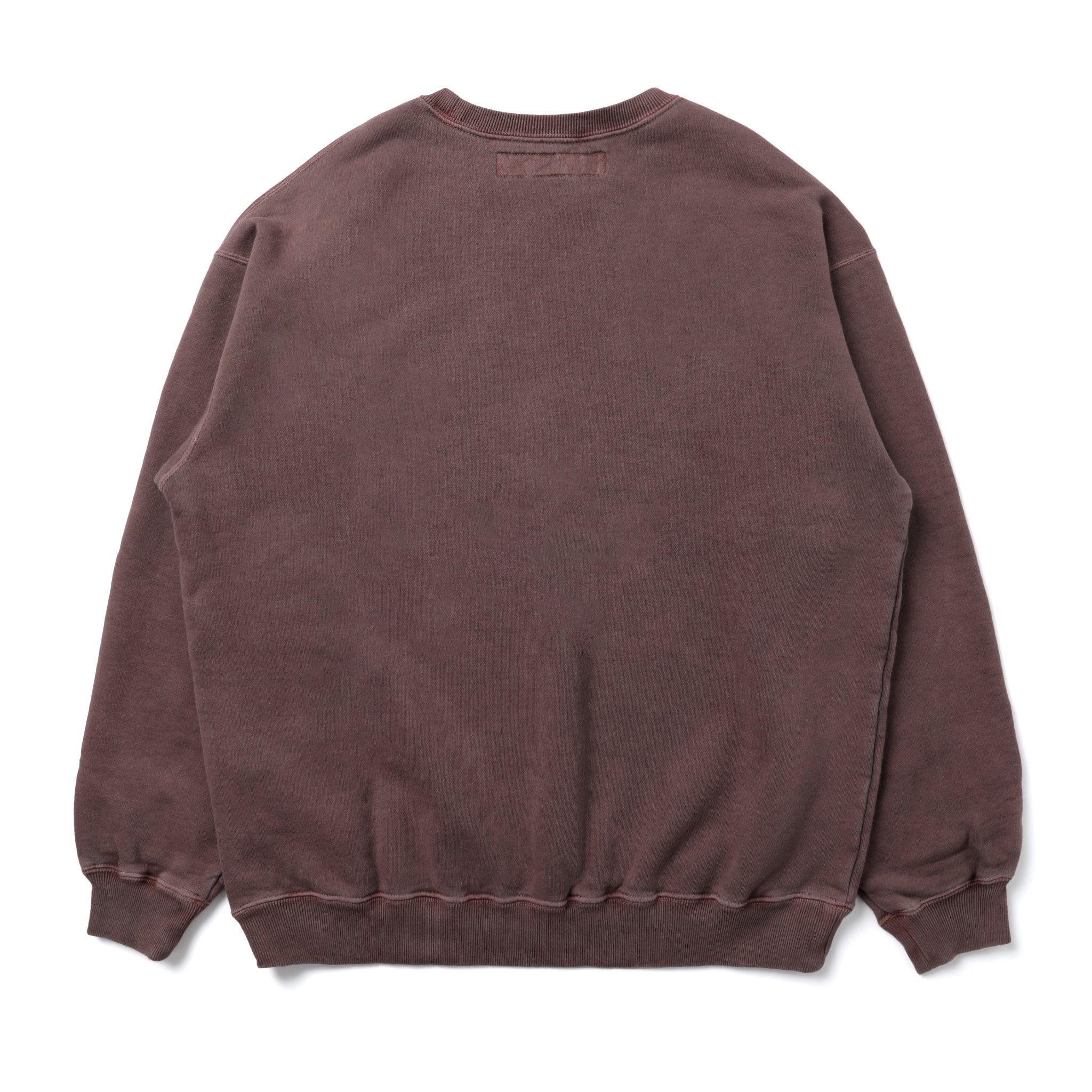 251FPNH-CSM10] Neighborhood Pigment Dyed Crewneck Sweater
