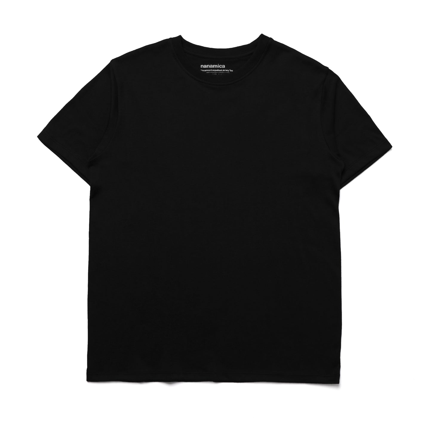 Nanamica Loopwheel Coolmax Jersey T-Shirt Black