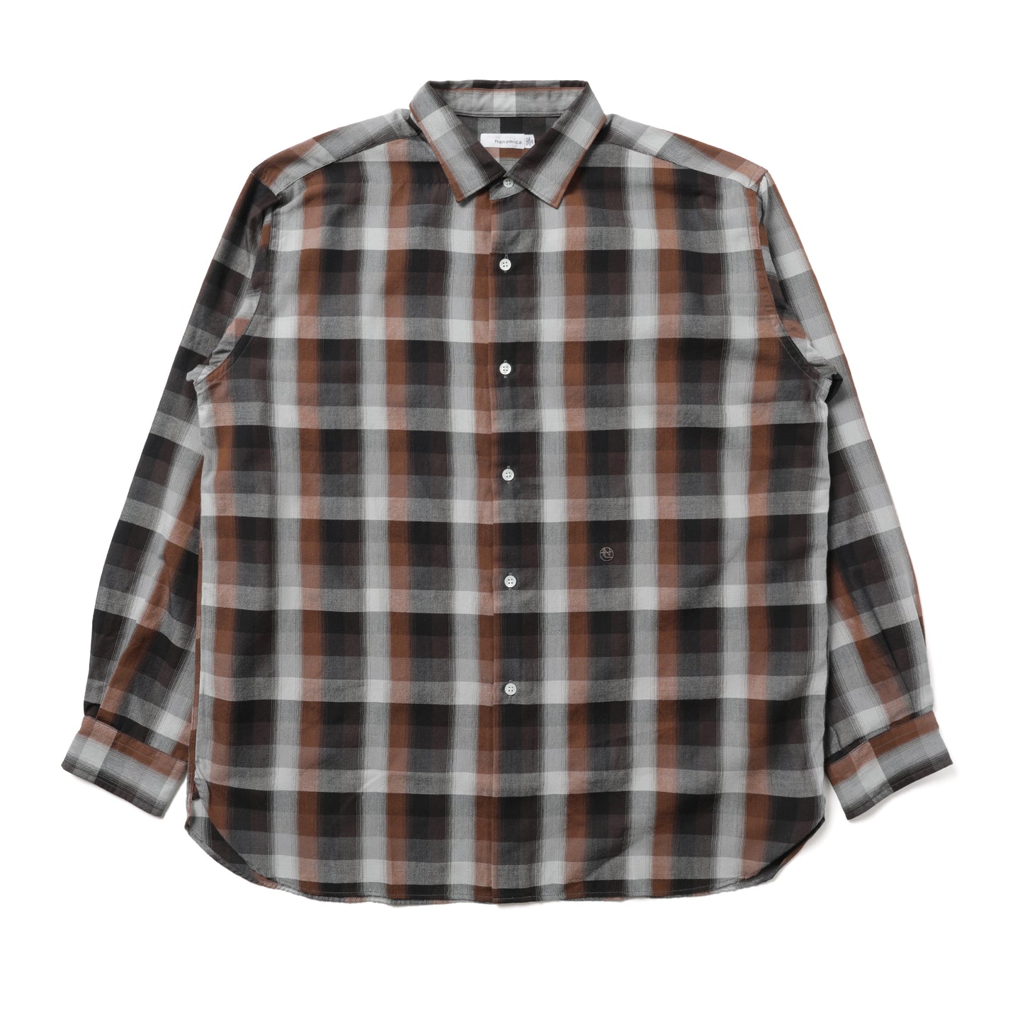 S26SG059U] Nanamica Regular Collar Wind Shirt (Brown) – The 