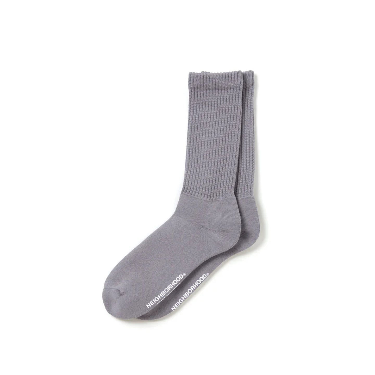 Neighborhood Plain Socks Gray