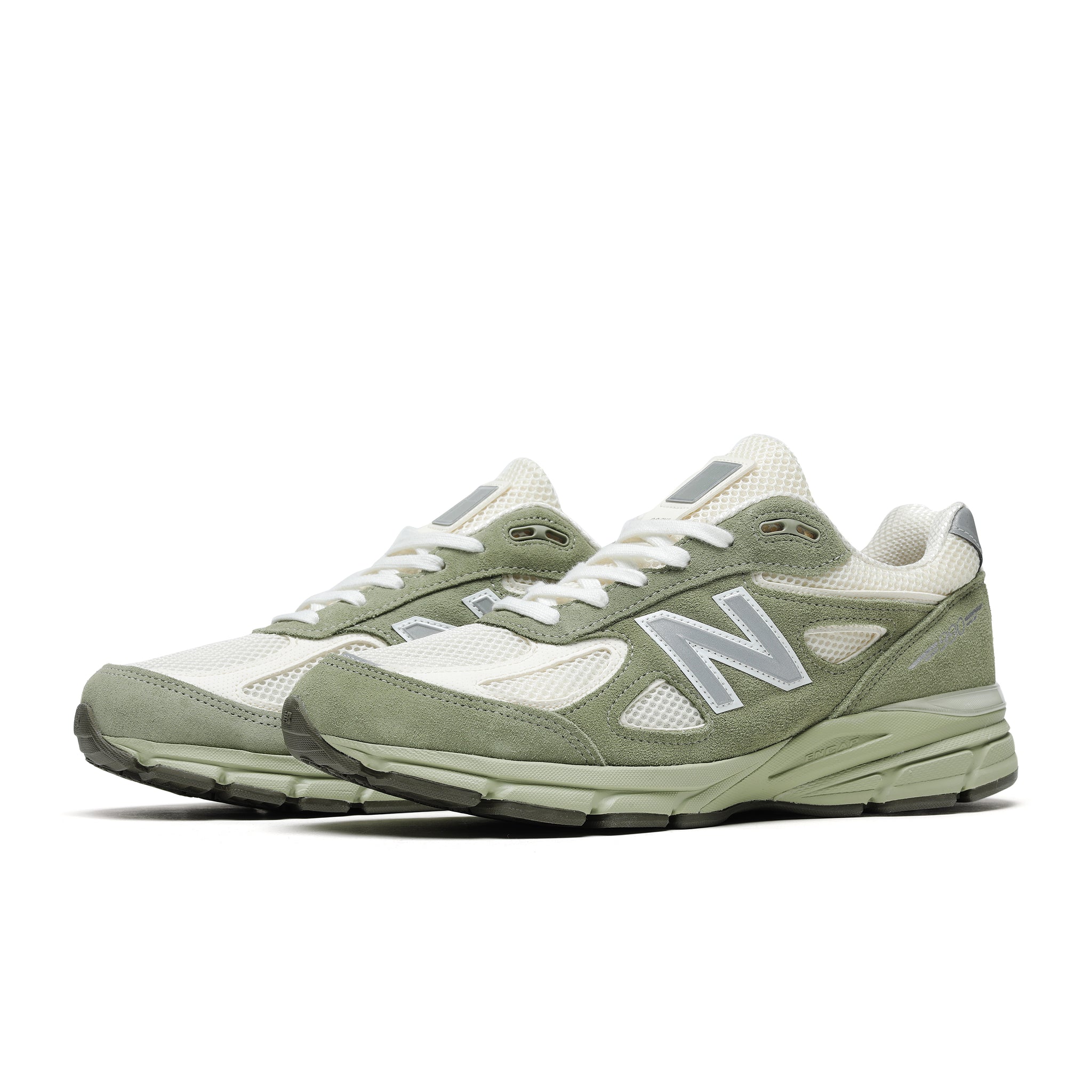 U9901MX] New Balance Made in USA 990v4 (Olive Leaf, Permafrost