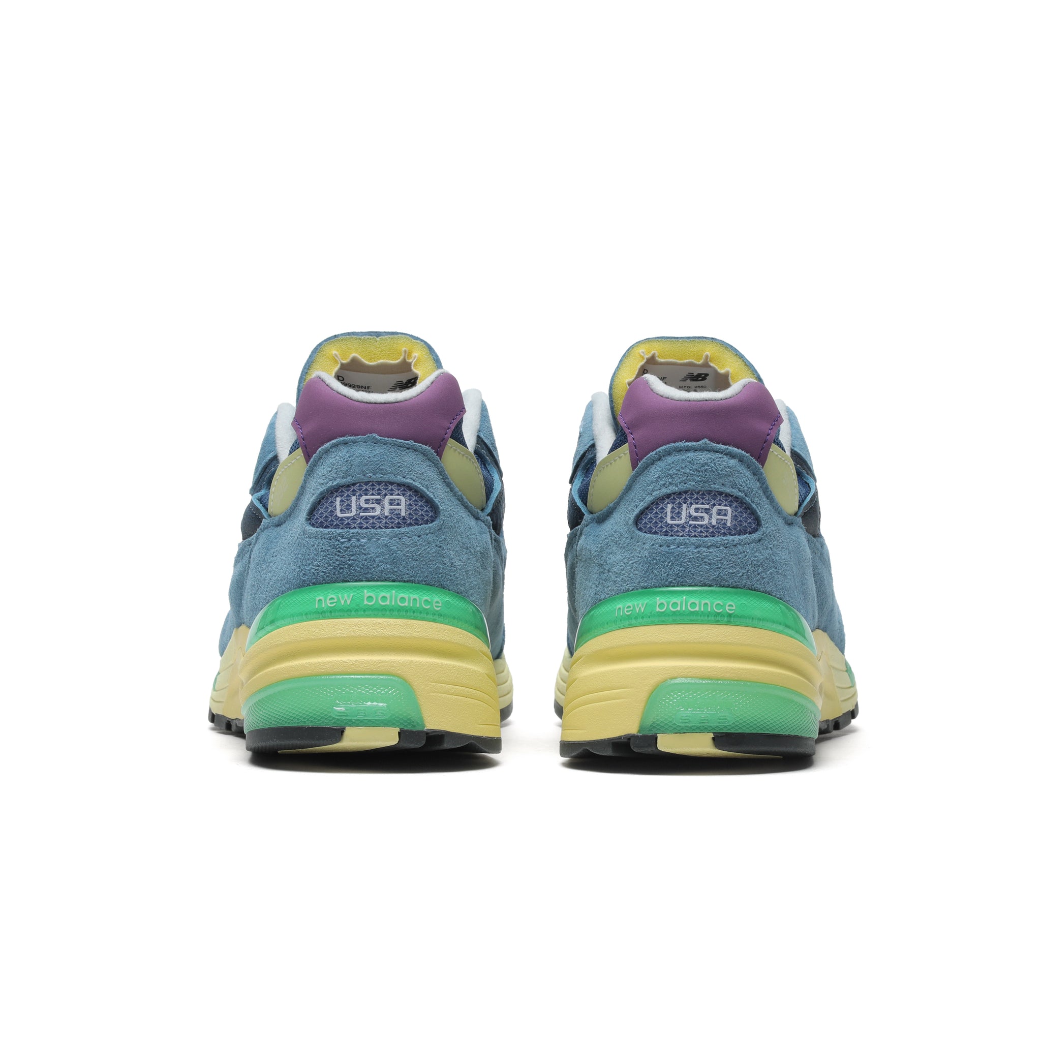 U9929NF] New Balance Made in USA 992 (Sea Stone, Green Apple