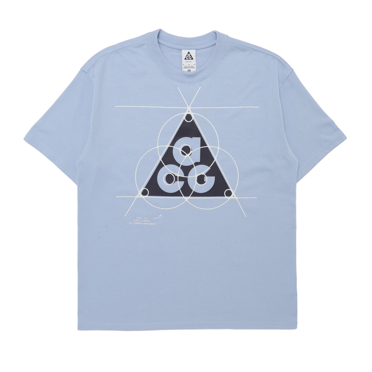 Nike ACG Ley Lines Logo T-Shirt Cobalt Bliss