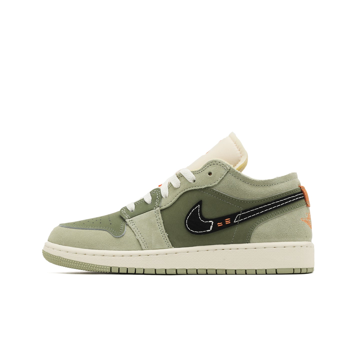 Big Kids' Air Jordan 1 Low SE Craft 'Sky J Light Olive'