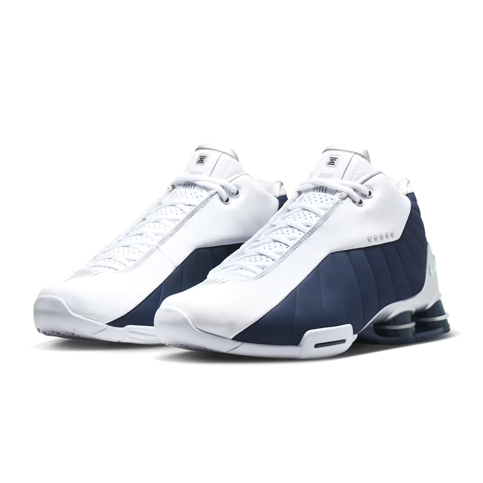 IR1983-100] Nike Shox BB4 'Olympic' (White, Midnight Navy