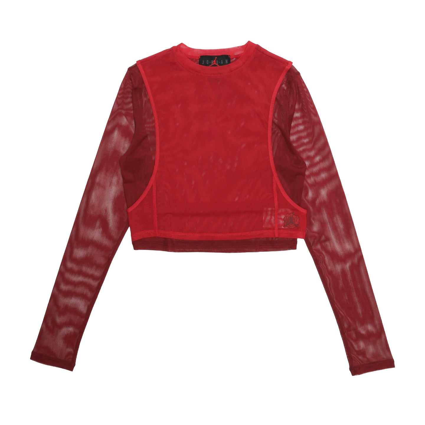 Women's Jordan x Teyana Taylor L/S Crop T-Shirt Team Red