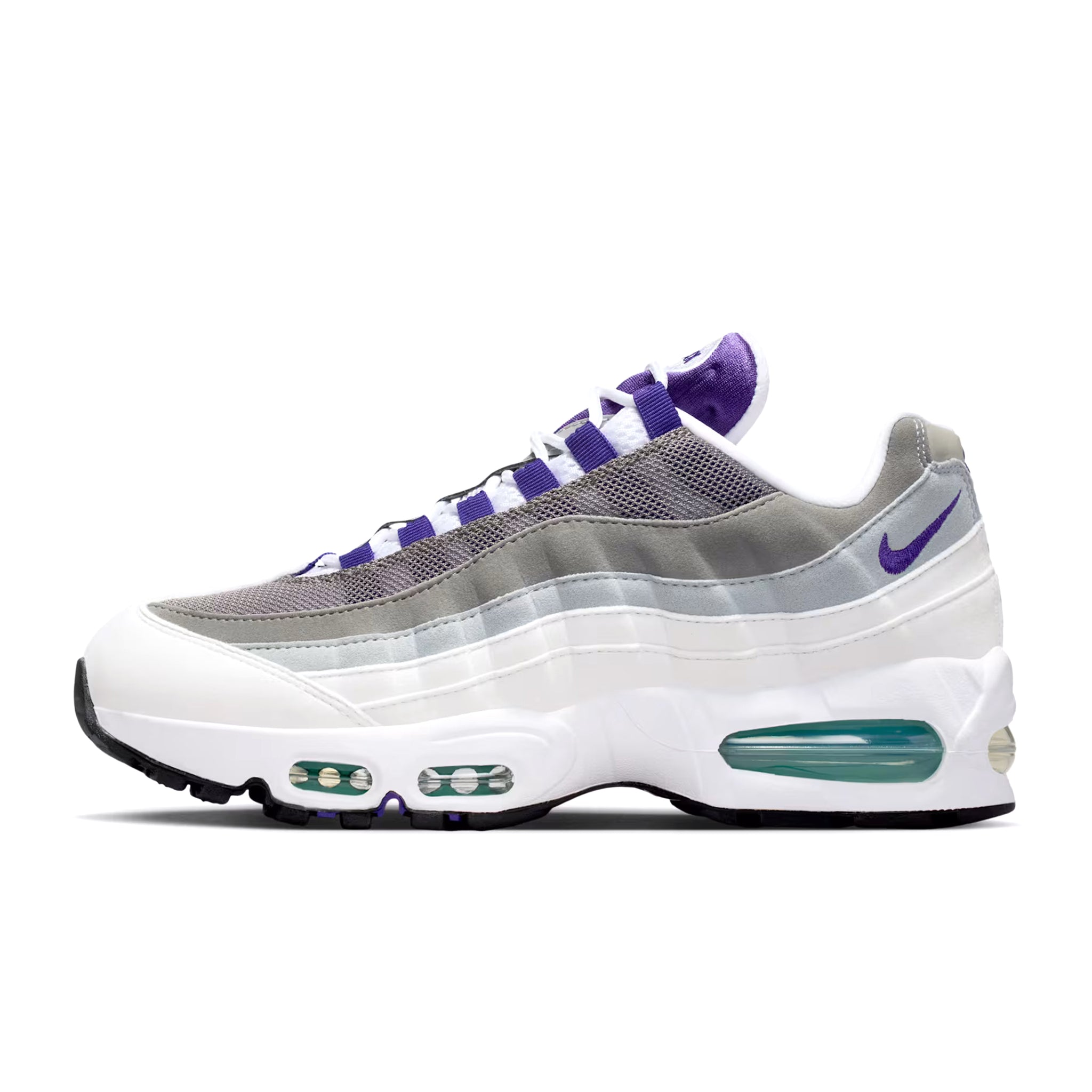 HJ5996-002] Women's Nike Air Max 95 OG 'Grape' (White, Court