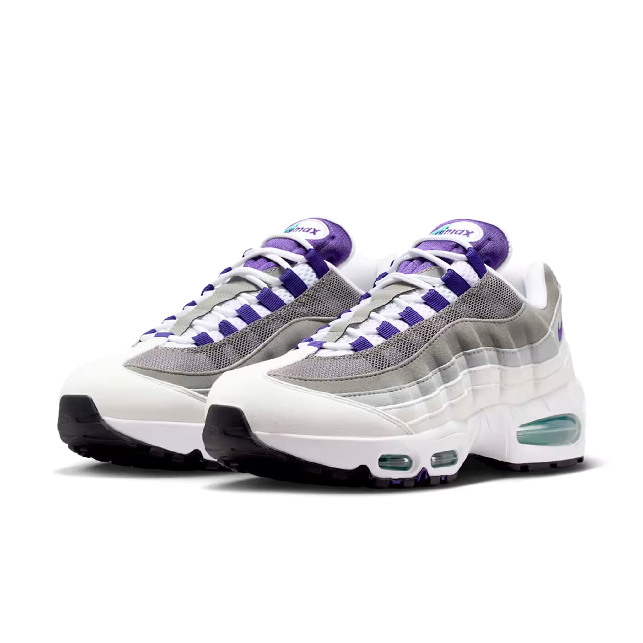 HJ5996-002] Women's Nike Air Max 95 OG 'Grape' (White, Court