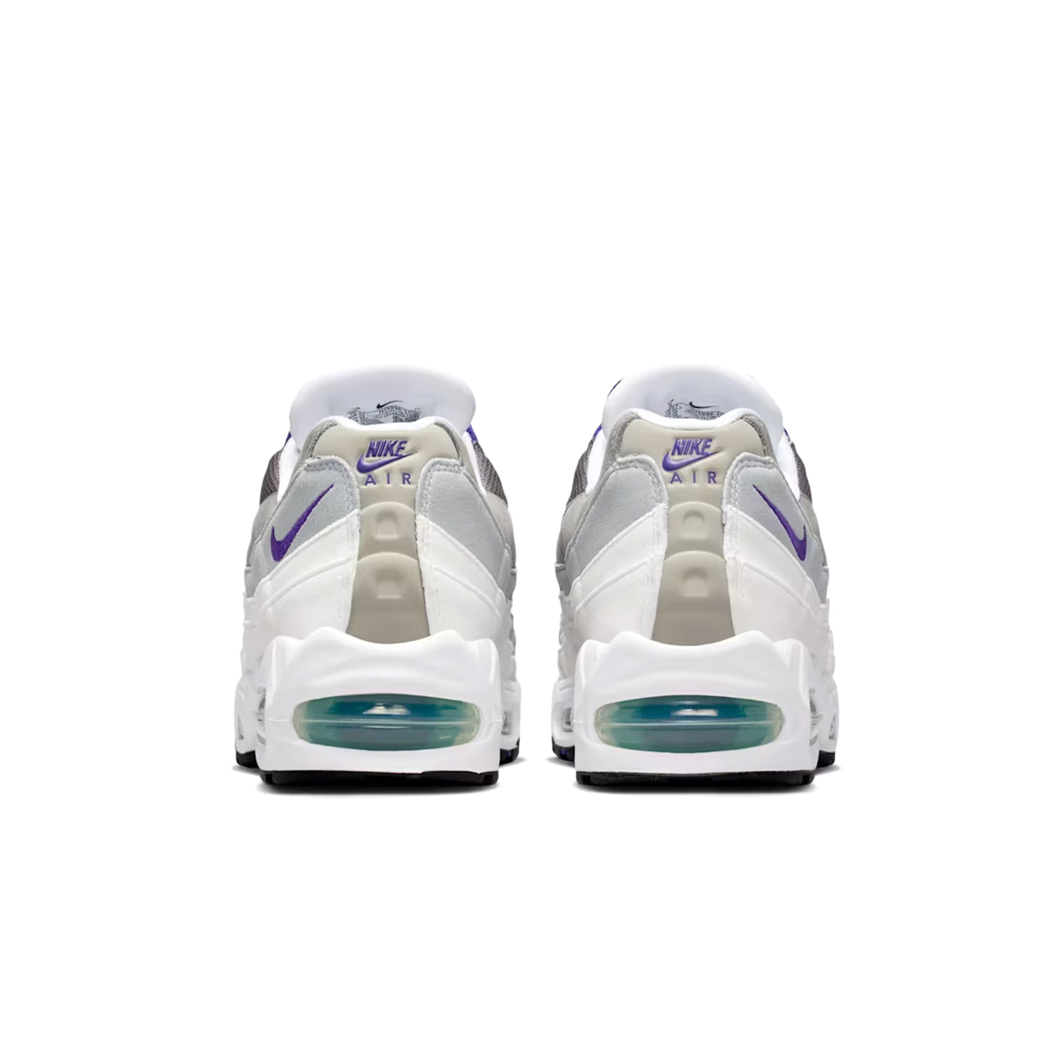 HJ5996-002] Women's Nike Air Max 95 OG 'Grape' (White, Court