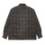 Wacko Maria x Pendleton Wool Hombre Check Open Collar Shirt L/S Type-3 Brown