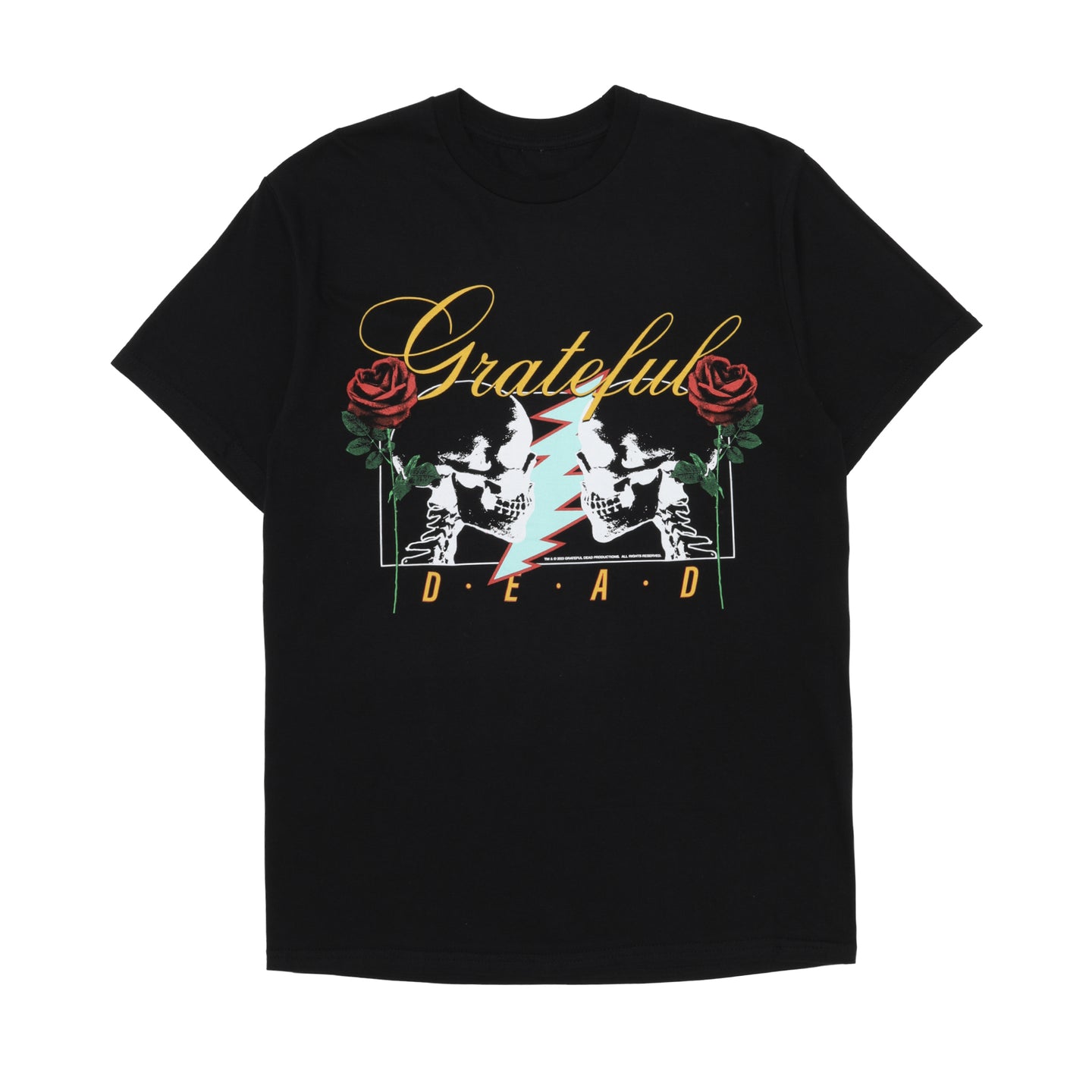 Play Dead Cursive T-Shirt Black