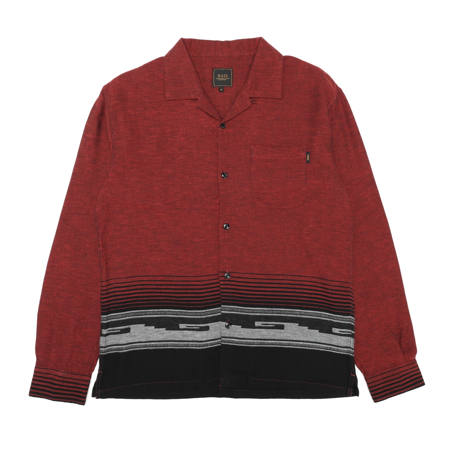 Rats Native Jacquard Shirt Black