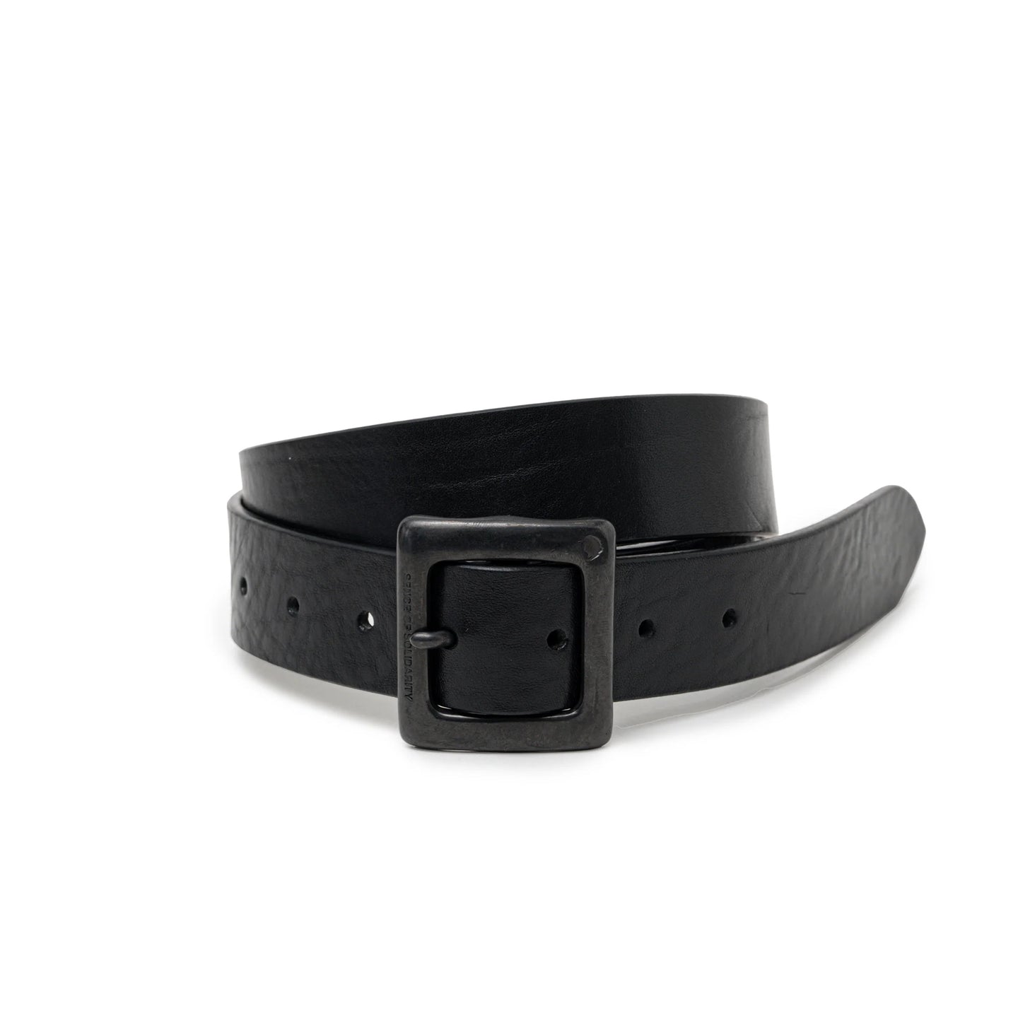 Rats Leather Belt Black