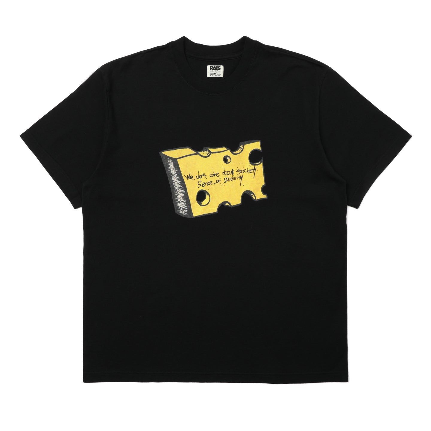 Rats Cheese T-Shirt Black