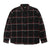 Rats Flannel Check Shirt Black