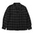 Rats Ombre Check Shirt Black