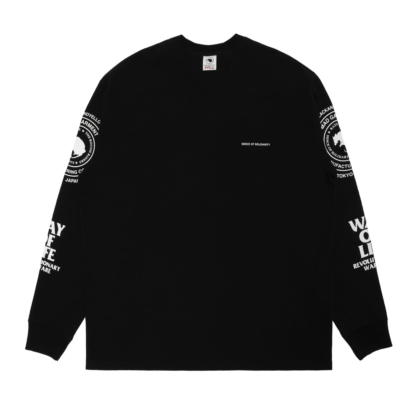 Rats Two Wheel L/S Tee Black