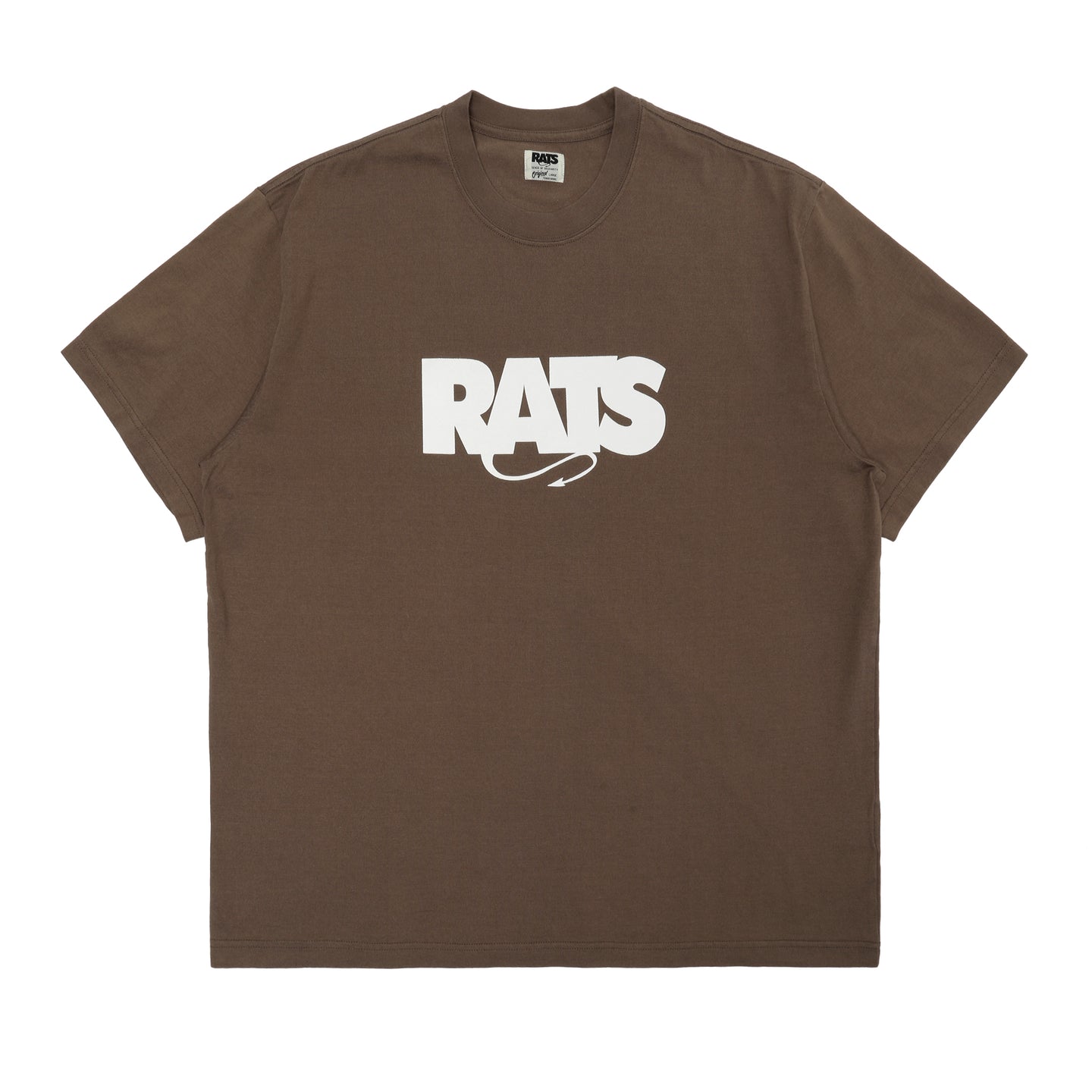 Rats Box Logo Tee Brown