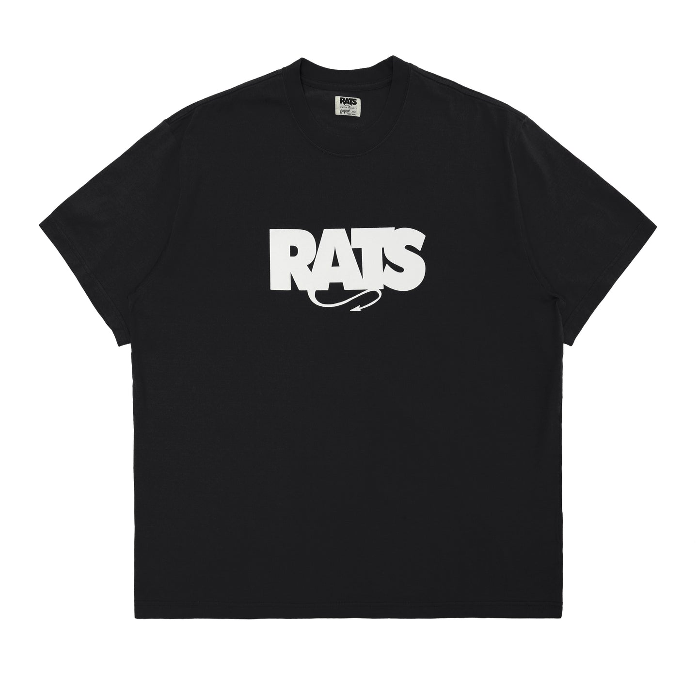 Rats Box Logo Tee Charcoal